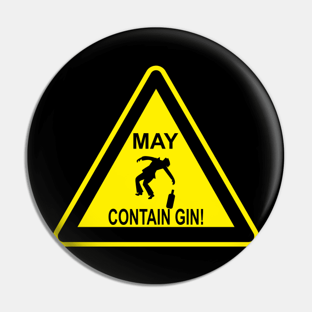 May Contain Gin Pin by Wild Heart Apparel