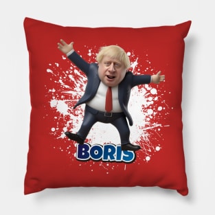 Boris Johnson funny plastic figure Pillow