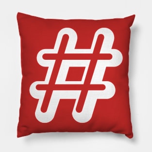 # Hashtag Pillow