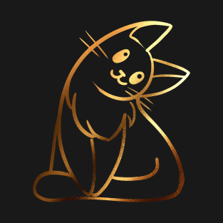 Golden Kitty T-Shirt