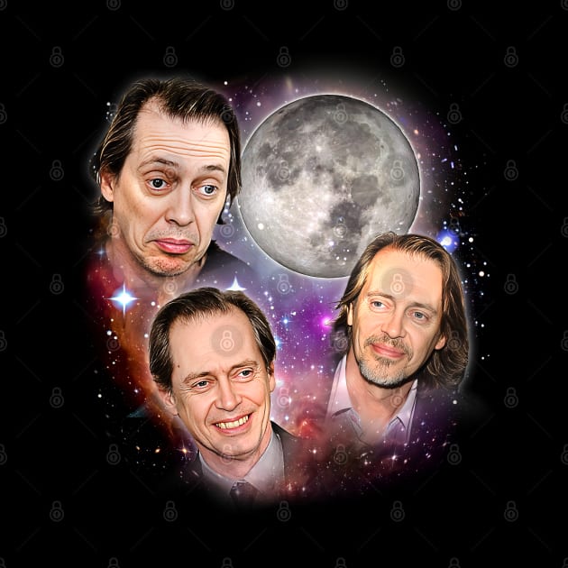 Steve Buscemi Moon by DankFutura