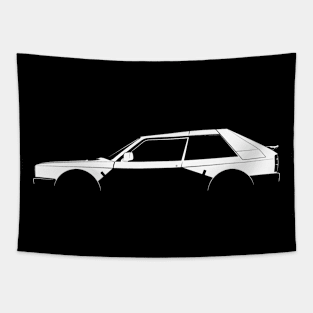 Lancia Delta S4 SE038 Silhouette Tapestry