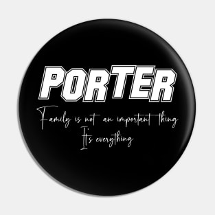 Porter Second Name, Porter Family Name, Porter Middle Name Pin