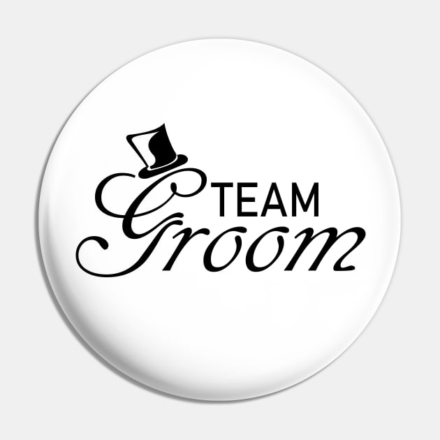 Team Groom Wedding Accessories Pin by DepicSpirit