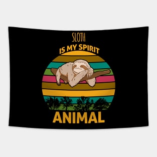 Sloth Spirit Animal Tapestry
