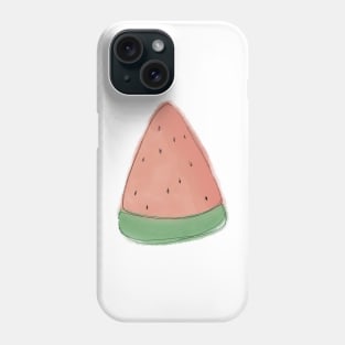 lil watercolor watermelon Phone Case