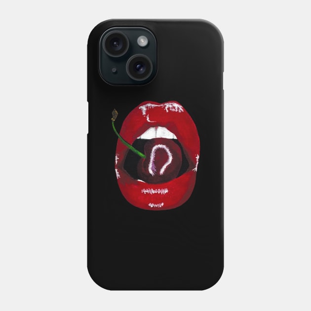 Cherry Lips Phone Case by SunnyAngst