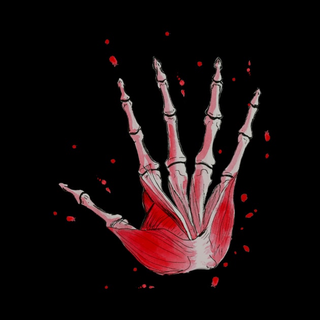 Skeleton hand by Keen_On_Colors