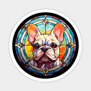 Stained Glass Frenchie French Bulldog Magnet