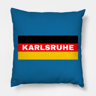 Karlsruhe City in German Flag Pillow