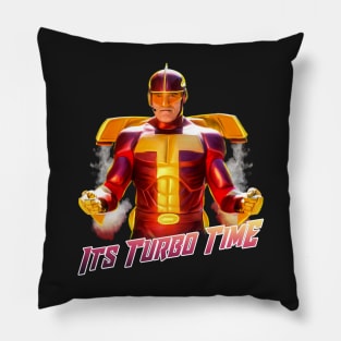 its turbo time christmas Arnold Schwarzenegger Pillow