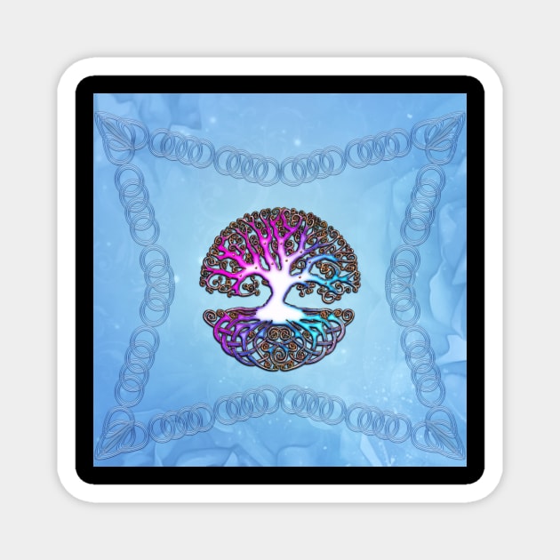 Wonderful celtic tree with celtic knot Magnet by Nicky2342