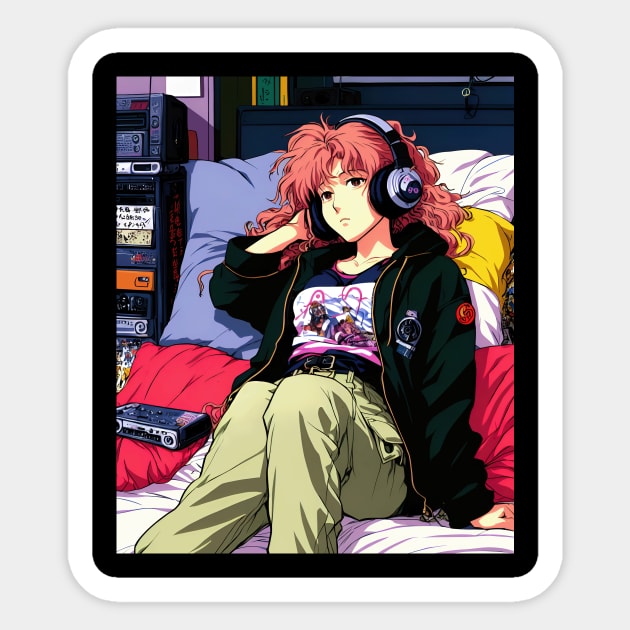 anime retro 80s' Poster by Aerowolf | Displate