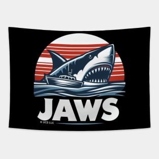 Jaws Logo Tapestry