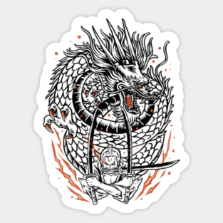 Zoro Asura Haki Stickers Teepublic