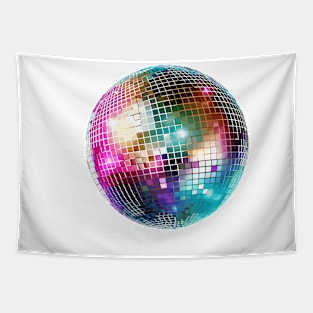 Disco Ball Retro 1970s Dance Party Tapestry