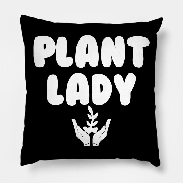 Plant Lady Pillow by CuteSyifas93