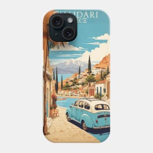 Chaidari Greece Vintage Tourism Travel Phone Case