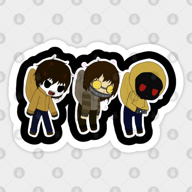 creepypasta cute proxies - Creepypasta - Sticker | TeePublic