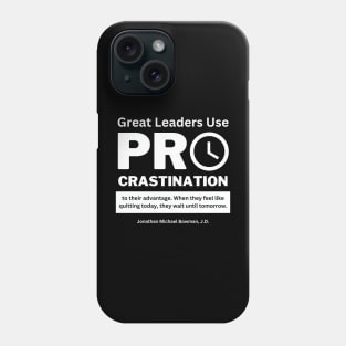 Inspirational Quote About Perseverance Phone Case