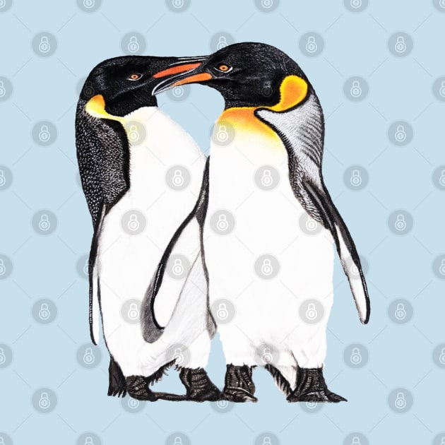 Penguin couple by IslesArt