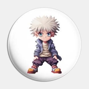 Retro Killua Pin