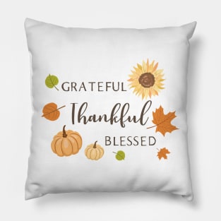 Blessed Thanksgiving Pillow