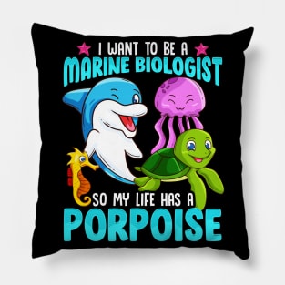 Future Marine Biologist Gift Pillow