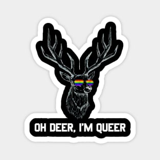 LGBT Deer Gay Pride Magnet