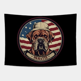 Mastiff 4th of July Tapestry