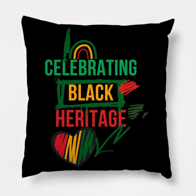 Celebrating Black Heritage, Juneteenth 1865 Pillow by Artisan