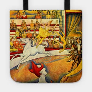 The Circus by Georges Seurat Tote