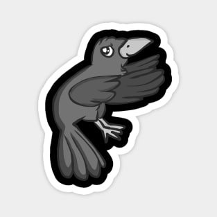 Raven bird crow jackdaw jay hooded crow cute Magnet