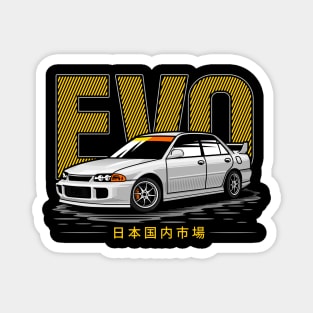 JDM car Mitsubishi Lancer Evo Magnet