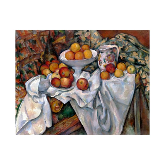 Still Life with Apples and Oranges by Paul Cezanne by Classic Art Stall