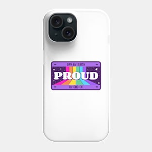 Gay and proud Phone Case