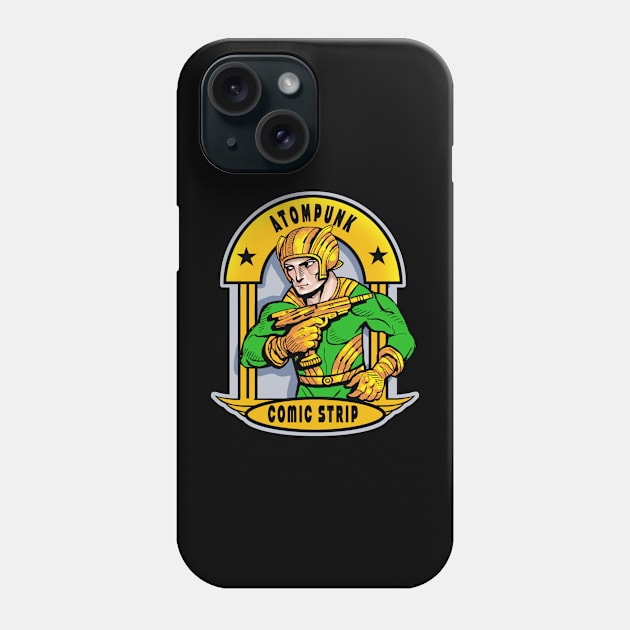 Atompunk hero Phone Case by Cohort shirts