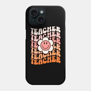 Teacher Daisy Colorful Elementary School Teacher Phone Case