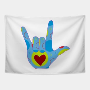 Love Sign Tapestry