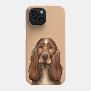 Cocker Spaniel Dog Portrait Phone Case