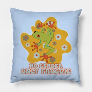 No Gender Only Froggie Pillow