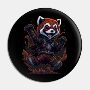 Red Panda Ninja_013 Pin