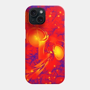 Flight through a radioactive universe Phone Case