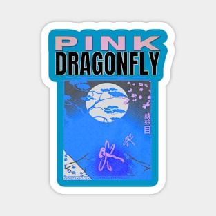 Pink Dragonfly Magnet