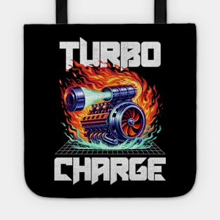 Turbo Charge | T Shirt Design Tote