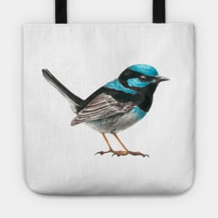 Fairy wren bird Tote