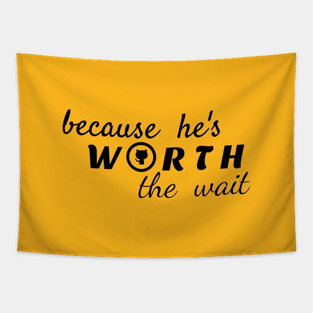 Because he's worth the weight Tapestry by Laddawanshop