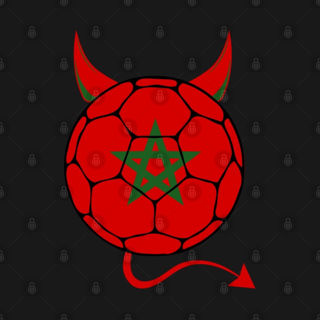 Morocco Football Halloween by footballomatic