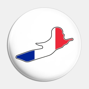 Pau Circuit [flag] Pin