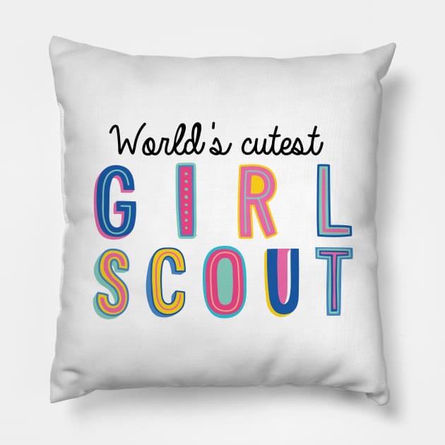 Girl Scout Gifts | World's cutest Girl Scout Pillow by BetterManufaktur